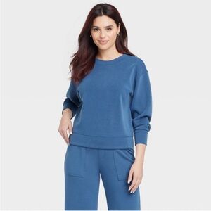 A new day women’s sandwash pullover sweatshirt M